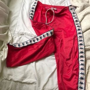 Vintage Silk Kappa Track Pants